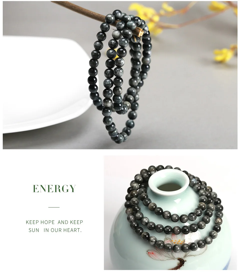 JD Natural Stone Grey Eagle Eye Falcon Eye Beads Multilayer Bracelet Men Jewelry Beaded Jewellery Unisex Healing Energy Gift JD Natural Stone Grey Eagle Eye Falcon Eye Beads Multilayer Bracelet Men Jewelry Beaded Jewellery Unisex Healing Energy Gift