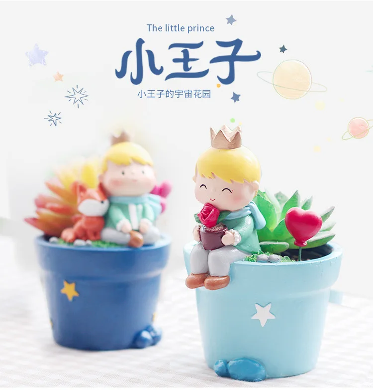 Creative Resin Succulent Plant Pots Mini Flower Pot Decorative Desktop Flowerpot Fairy Garden Home Garden Decoration (16)