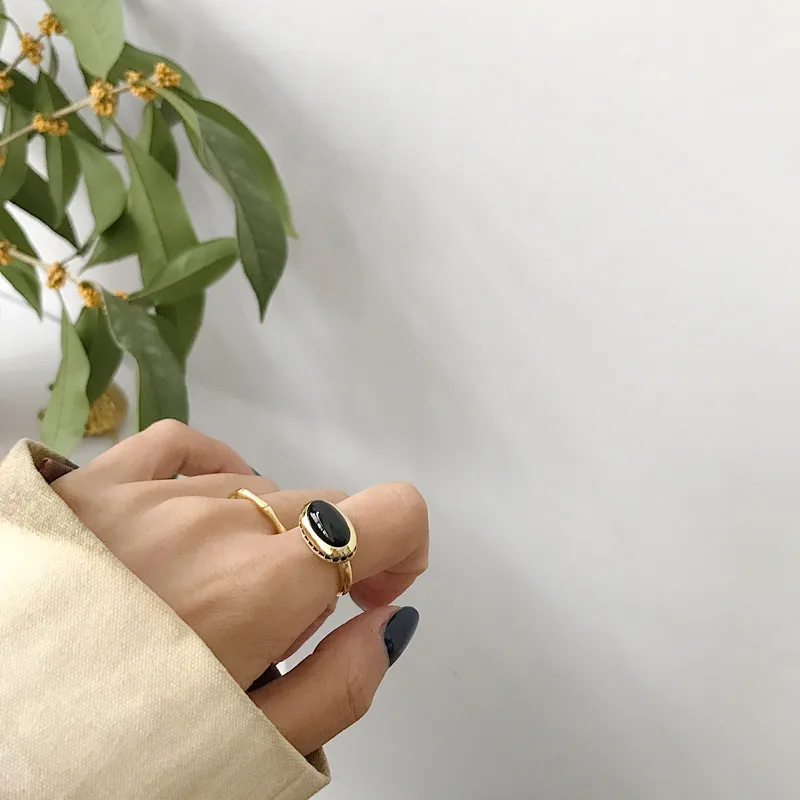 CHOZON S925 Sterling Silver Rings Creative Design Fairy Rings Gift Fine Jewelry Fashion temperament zircon black opening ring
CHOZON S925 Sterling Silver Rings Creative Design Fairy Rings Gift Fine Jewelry Fashion temperament zircon black opening ring