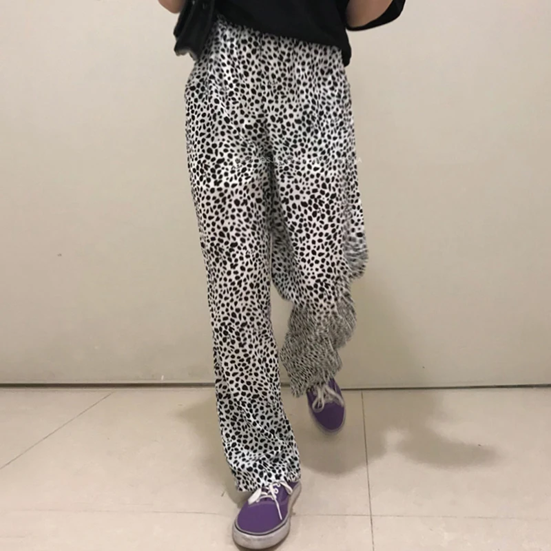 ZCSMLL Korea Ins Retro Wild Leopard Print Loose Double Pocket Design High Waist Straight Straight Mopping Casual Pants Trousers
ZCSMLL Korea Ins Retro Wild Leopard Print Loose Double Pocket Design High Waist Straight Straight Mopping Casual Pants Trousers
