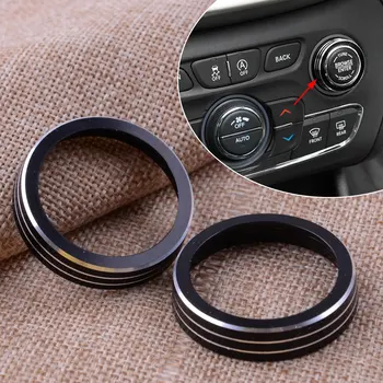 CITALL 2pcs Inner Dash Console Volume CD Switch Knob Ring Trim Circle Cover Fit For Jeep Grand Cherokee 2014-2016 2017 2018 2019
CITALL 2pcs Inner Dash Console Volume CD Switch Knob Ring Trim Circle Cover Fit For Jeep Grand Cherokee 2014-2016 2017 2018 2019