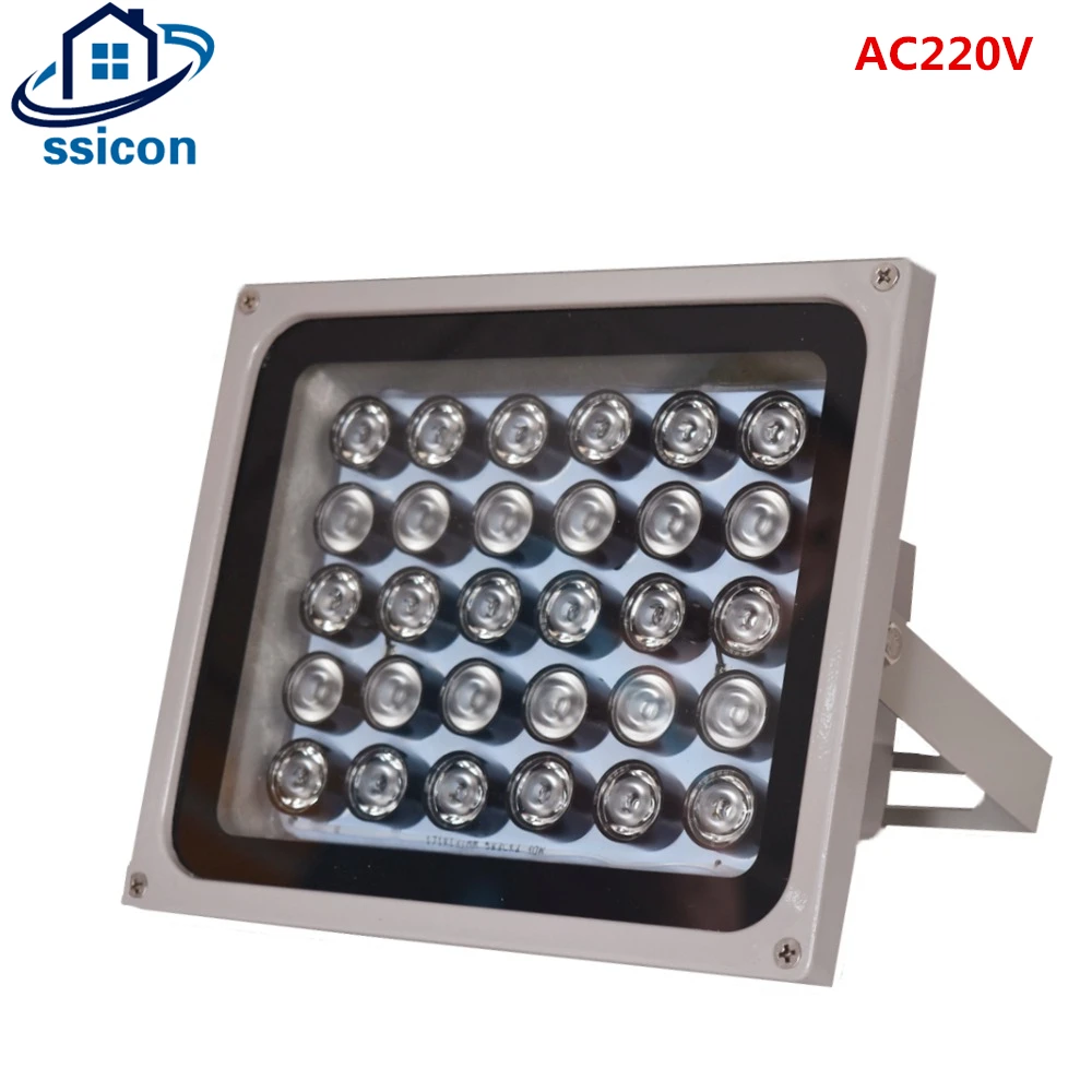 Infrared lamp AC220V 30pcs IR LEDS Array IR illuminator IP66 850nm Waterproof Night Vision CCTV Fill Light for cameras
Infrared lamp AC220V 30pcs IR LEDS Array IR illuminator IP66 850nm Waterproof Night Vision CCTV Fill Light for cameras