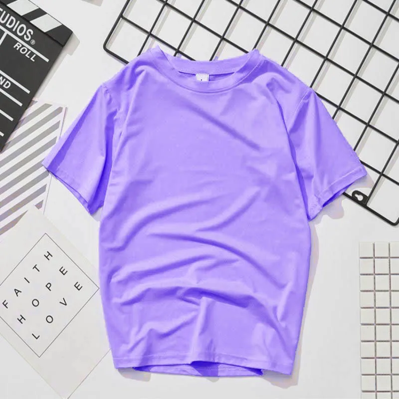 Purple T-Shirt Plain Top Short Sleeve T-Shirt Yellow short sleeve Yellow t-shirt Best selling wild round neck T-shirt
Purple T-Shirt Plain Top Short Sleeve T-Shirt Yellow short sleeve Yellow t-shirt Best selling wild round neck T-shirt
