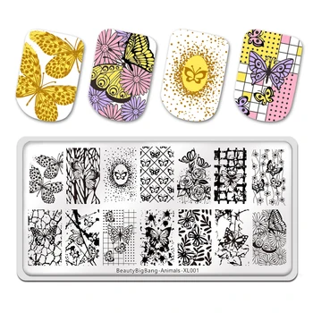 BeautyBigBang Mixed Theme Nail Art Stamping Plate DIY Rectangle Nail Decoration Image Template
BeautyBigBang Mixed Theme Nail Art Stamping Plate DIY Rectangle Nail Decoration Image Template