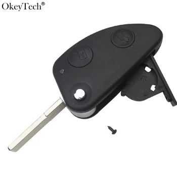 Okeytech 2 Buttons Key Shell Car Flip Folding Remote Key Case Keyless Shell Cover Replacement For Alfa Romeo 147 156 166 GT
Okeytech 2 Buttons Key Shell Car Flip Folding Remote Key Case Keyless Shell Cover Replacement For Alfa Romeo 147 156 166 GT