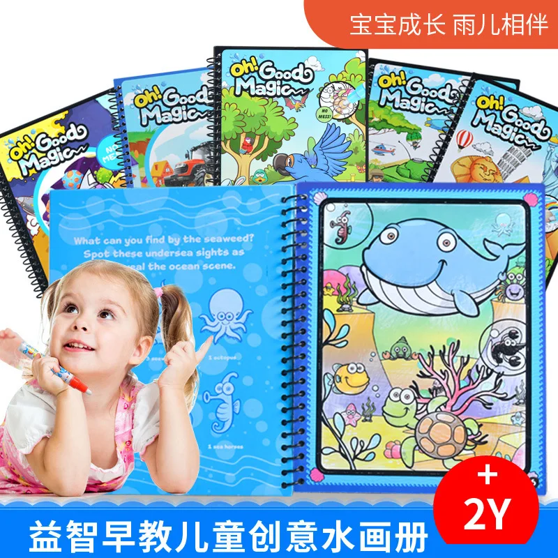 Water Album of Painting Baby Sketch Book Scene Copy Painting Book Reusable Children Water Canvas Drawing Book
Water Album of Painting Baby Sketch Book Scene Copy Painting Book Reusable Children Water Canvas Drawing Book