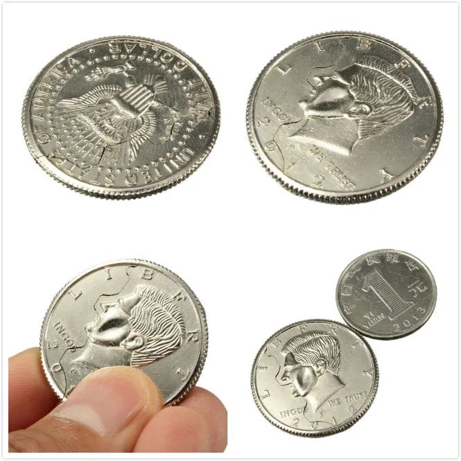 Magic Coin Magic Tricks Toy Three Folding Coin Toys Emotion Puzzle Funny Gadgets Prank Toys Cosplay Tool Magic Props
Magic Coin Magic Tricks Toy Three Folding Coin Toys Emotion Puzzle Funny Gadgets Prank Toys Cosplay Tool Magic Props
