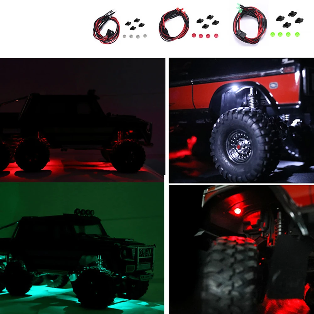 RC Car Upgrade TRX4 TRX6 General Wheel Eyebrow Light for 1/10 RC Crawler Atmosphere light Chassis light Decorative light
RC Car Upgrade TRX4 TRX6 General Wheel Eyebrow Light for 1/10 RC Crawler Atmosphere light Chassis light Decorative light