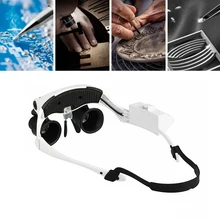 Head Mounted Magnifier Jeweler Watchmaker Magnifying Glass With Led Light 10X 15X 20X 25X Led Magnifying Glasses Optical Glasses
Head Mounted Magnifier Jeweler Watchmaker Magnifying Glass With Led Light 10X 15X 20X 25X Led Magnifying Glasses Optical Glasses