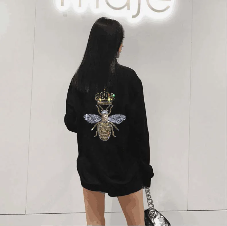 2020 Women Hoodies top Female Sweatshirts Leisure Fashion outerwear winter Streetwear Hot drill Hoody
2020 Women Hoodies top Female Sweatshirts Leisure Fashion outerwear winter Streetwear Hot drill Hoody