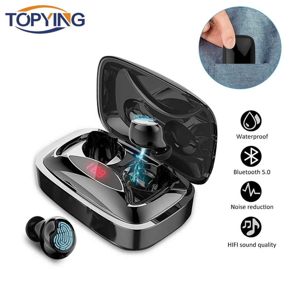 TOPYING X29 Mini Bluetooth Wireless Earphone new Headphone with Mic Music Waterproof Sport Headset for Samsung Xiaomi Huawei
TOPYING X29 Mini Bluetooth Wireless Earphone new Headphone with Mic Music Waterproof Sport Headset for Samsung Xiaomi Huawei