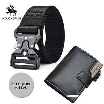 NO.ONEPAUL men's classic belt high elastic metal hook high quality nylon belt plus men's short wallet simple portable handbag
NO.ONEPAUL men's classic belt high elastic metal hook high quality nylon belt plus men's short wallet simple portable handbag