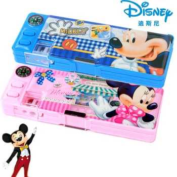 Mickey Minnie pencil case with pencil sharpener ice romance stationery iron man school supplies Disney Princess Cartoon pen case 
Mickey Minnie pencil case with pencil sharpener ice romance stationery iron man school supplies Disney Princess Cartoon pen case