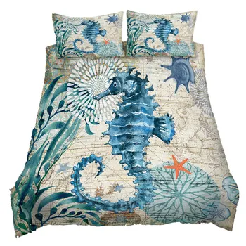 Hippocampus Bedding Sets Duvet Cover bed sheets and Pillowcases 3 Pcs Bed Sheet Twin Queen King Teenager Print
Hippocampus Bedding Sets Duvet Cover bed sheets and Pillowcases 3 Pcs Bed Sheet Twin Queen King Teenager Print