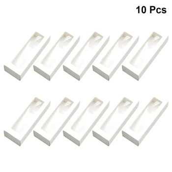 10pcs Macaron PVC Boxes with Clear Window Paper Packaging Box Cookie Containers for Home Dessert Shop (White Paper, Small)
10pcs Macaron PVC Boxes with Clear Window Paper Packaging Box Cookie Containers for Home Dessert Shop (White Paper, Small)
