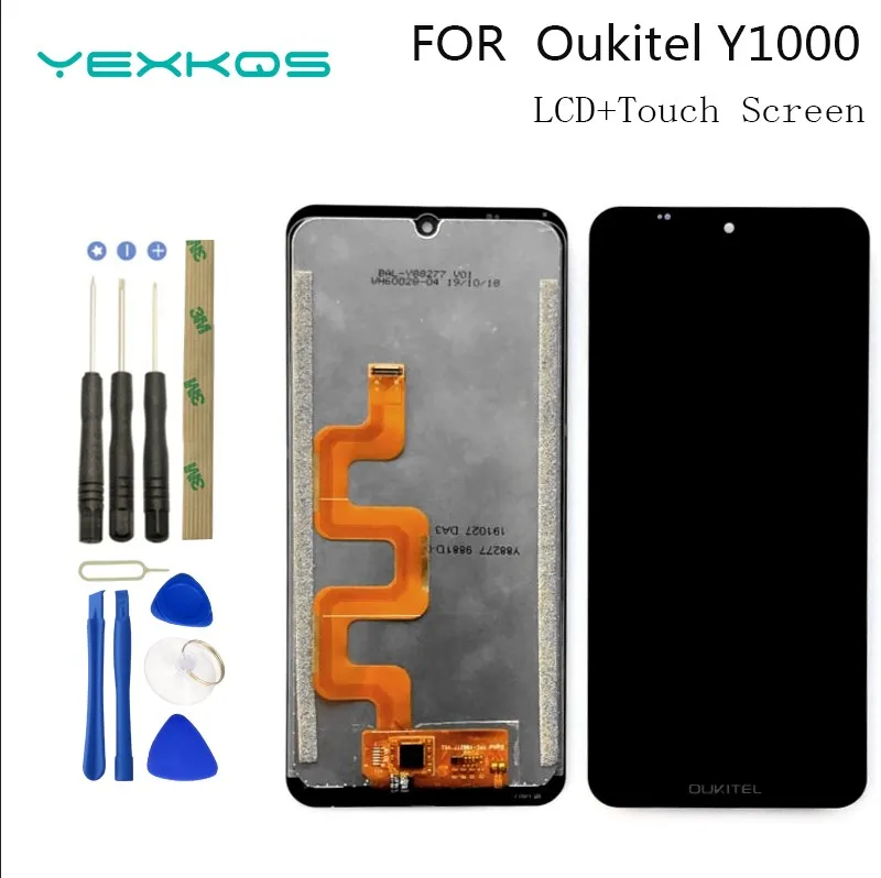 6,09 дюймов Новый оригинал для Oukitel Y1000 ЖК-дисплей Дисплей и кодирующий преобразователь сенсорного экрана в сборе запасная часть аксессуаров для мобильных телефонов + Инструменты
6,09 дюймов Новый оригинал для Oukitel Y1000 ЖК-дисплей Дисплей и кодирующий преобразователь сенсорного экрана в сборе запасная часть аксессуаров для мобильных телефонов + Инструменты