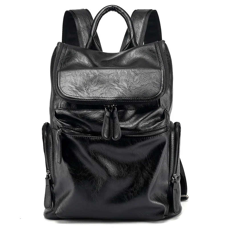 New Men's Fashion Backpack Korean Edition Leather Leisure Shoulder Backpack Computer Backpack
New Men's Fashion Backpack Korean Edition Leather Leisure Shoulder Backpack Computer Backpack