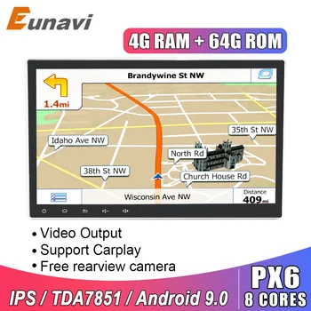 Eunavi 2 Din Universal Android 9.0 Car Radio Stereo PC GPS Navigation 2din autoradio Bluetooth USB Headunit 1024*600 IPS TDA7851
Eunavi 2 Din Universal Android 9.0 Car Radio Stereo PC GPS Navigation 2din autoradio Bluetooth USB Headunit 1024*600 IPS TDA7851