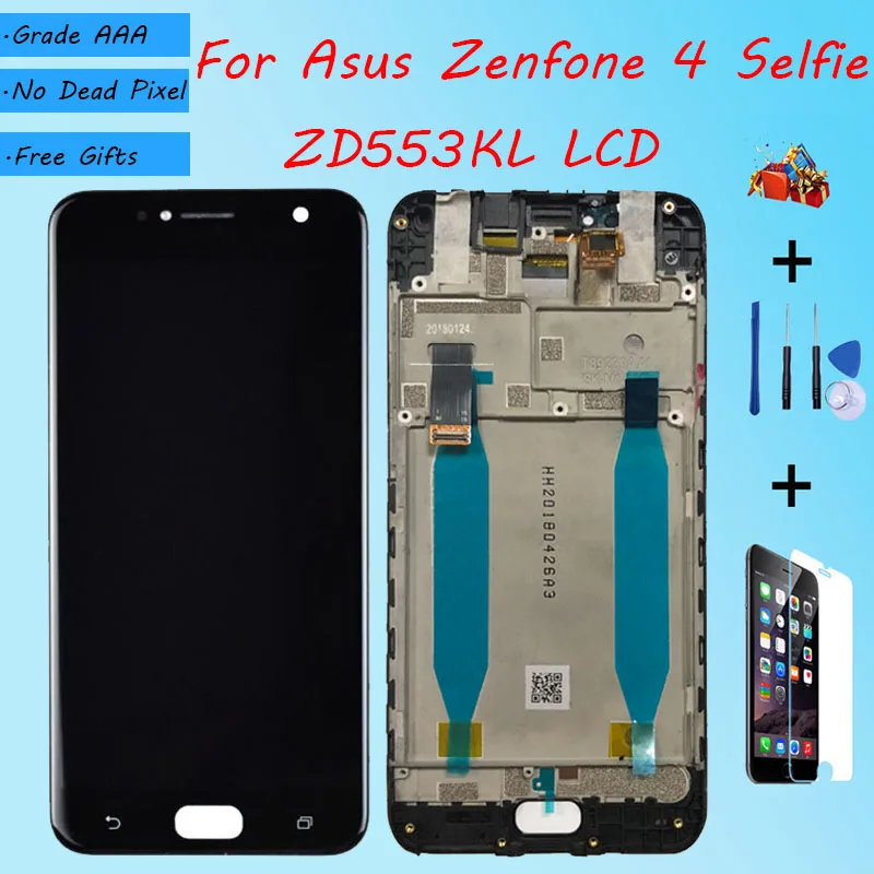 5 для ASUS Zenfone 4 Selfie ZD553KL X00LD жк дисплей панель сенсорный экран дигитайзер рамка