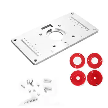 Multifunctional Aluminium Router Table Insert Plate Woodworking Benches Wood Router Trimmer Models Engraving Machine
Multifunctional Aluminium Router Table Insert Plate Woodworking Benches Wood Router Trimmer Models Engraving Machine
