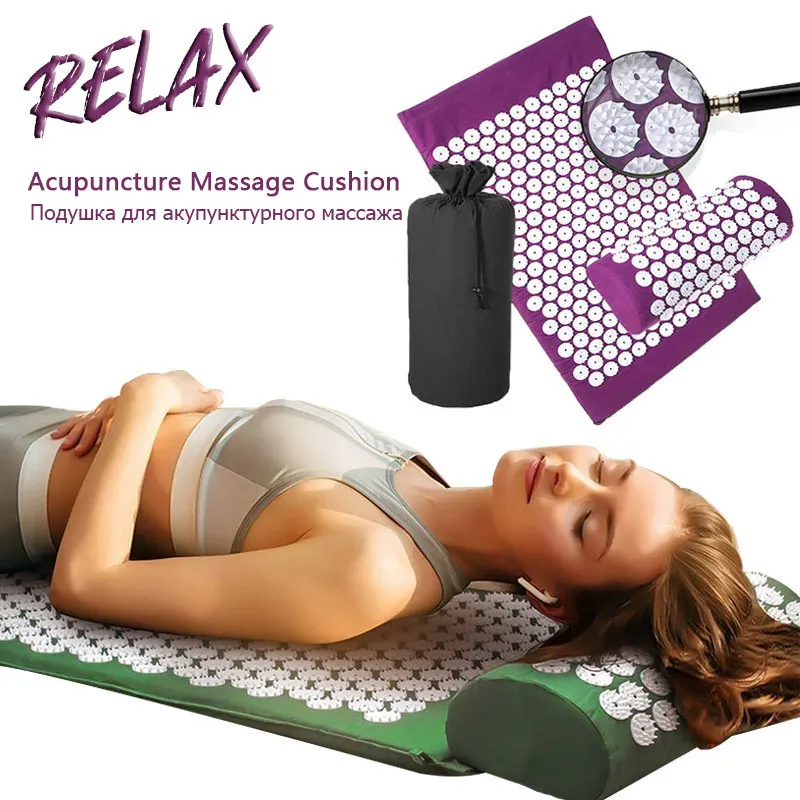 Massage Mat Acupressure Mat Yoga Lotus Spike Relieve Back Body Pain Spike Applicator Yoga Mat Bag Pranamat
Massage Mat Acupressure Mat Yoga Lotus Spike Relieve Back Body Pain Spike Applicator Yoga Mat Bag Pranamat