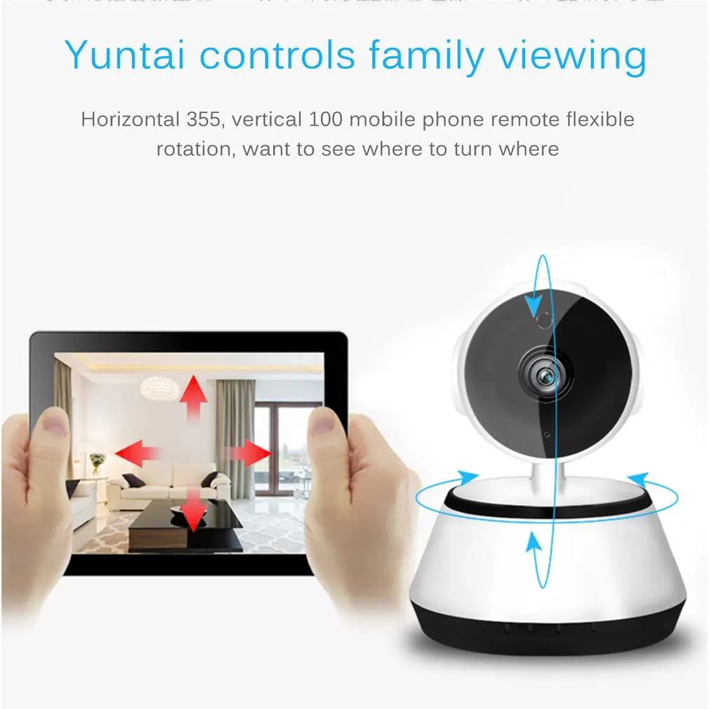 720p Wireless Webcam Surveillance Camera Baby Pet Home Security Wifi Hd Camera Voice Intercom Infrared Night Vision
720p Wireless Webcam Surveillance Camera Baby Pet Home Security Wifi Hd Camera Voice Intercom Infrared Night Vision