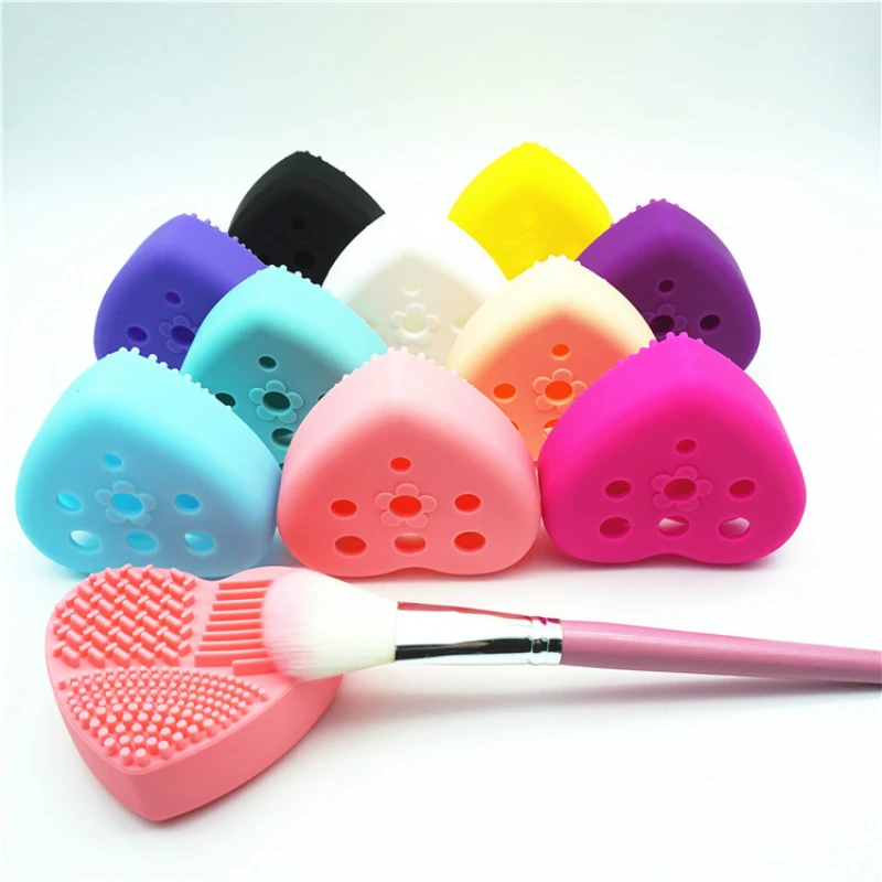 Heart Shape Silicone Makeup Brush Cleaner Holder Cosmetic Makeup Cleaning Mat Washing Brush Tool Make up Brush Cleaner Pad 50pcs
Heart Shape Silicone Makeup Brush Cleaner Holder Cosmetic Makeup Cleaning Mat Washing Brush Tool Make up Brush Cleaner Pad 50pcs
