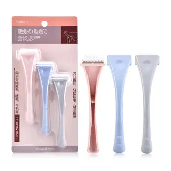2 Sets/6pcs Trimmer Shaving Knife Compact Eyebrow Shaving Knife Stainless Steel Eyebrow Trimmer Makeup Care Tool For Women Girls
2 Sets/6pcs Trimmer Shaving Knife Compact Eyebrow Shaving Knife Stainless Steel Eyebrow Trimmer Makeup Care Tool For Women Girls