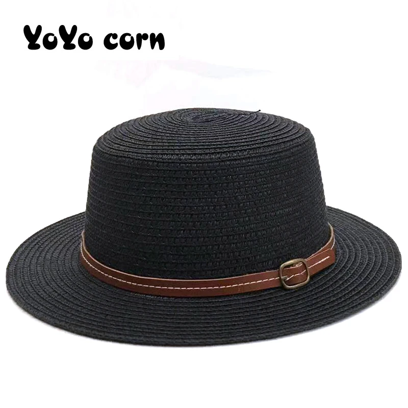 YOYOCORN New Sun Cap Ladies shade Yellow belt Summer Beach Hat Female Casual Panama Hats Lady Brand Women Flat brim Straw cap
YOYOCORN New Sun Cap Ladies shade Yellow belt Summer Beach Hat Female Casual Panama Hats Lady Brand Women Flat brim Straw cap