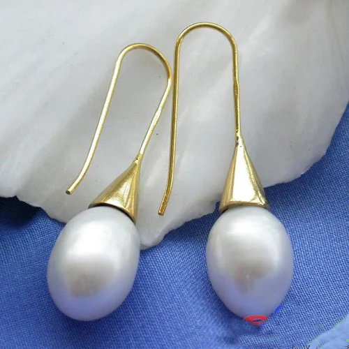 New Arrival Favorite Pearl Jewelry 15mm White Freshwater Pearl Dangle Earring S925 Silver Drop Earrings Charming Lady Gift
New Arrival Favorite Pearl Jewelry 15mm White Freshwater Pearl Dangle Earring S925 Silver Drop Earrings Charming Lady Gift