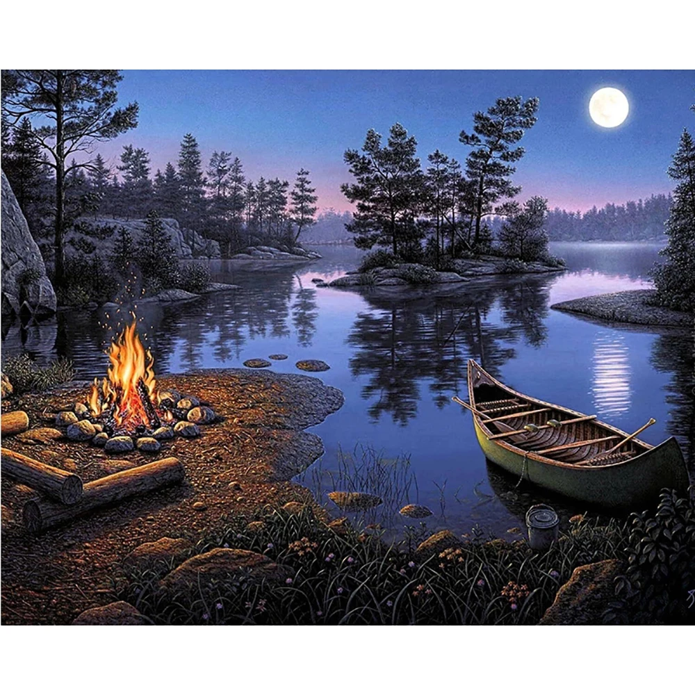 AMTMBS Fire By The River Acrylic Paint Oil Painting By Numbers Unique Gift Draw On Canvas Home Wall Art Decoration
AMTMBS Fire By The River Acrylic Paint Oil Painting By Numbers Unique Gift Draw On Canvas Home Wall Art Decoration