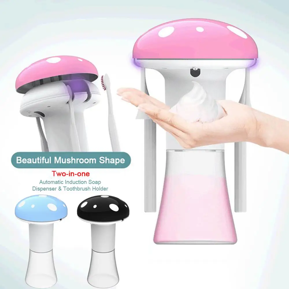 350ML Automatic Soap Dispenser Touchless Rechargeable Foaming Dispenser 350ml with Toothbrush Holder for Kitchen Bathroom
350ML Automatic Soap Dispenser Touchless Rechargeable Foaming Dispenser 350ml with Toothbrush Holder for Kitchen Bathroom