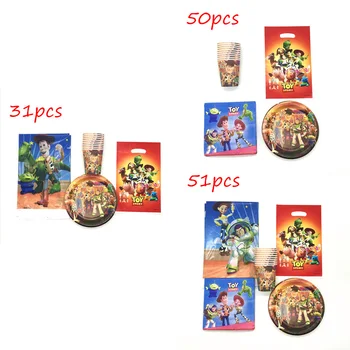 51pcs Toy Story Theme Party Supplies Paper Cup Plate Napkin Birthday Tablecloth Birthday Party Gift Bag Decorations Sets Supply 
51pcs Toy Story Theme Party Supplies Paper Cup Plate Napkin Birthday Tablecloth Birthday Party Gift Bag Decorations Sets Supply