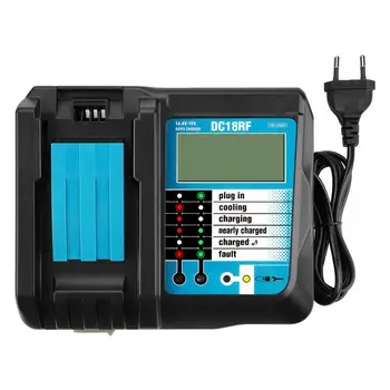 Power Tool Battery LCD Charger for Makita DC18RF Li-Ion Battery Rapid 3.5A Charger BL1430 BL1815 BL1830 BL1860 with USB port
Power Tool Battery LCD Charger for Makita DC18RF Li-Ion Battery Rapid 3.5A Charger BL1430 BL1815 BL1830 BL1860 with USB port