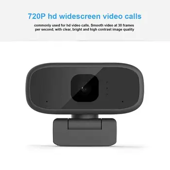 HD Webcam Built-in Dual Mics Smart 720P Web Camera USB Pro Stream Camera for Desktop Laptops PC Game Cam For OS Windows10/8
HD Webcam Built-in Dual Mics Smart 720P Web Camera USB Pro Stream Camera for Desktop Laptops PC Game Cam For OS Windows10/8
