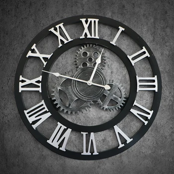 European Wood Wall Clock Wall Hanging Home Livingroom Wall Sticker Decoration Shop Bar Background Gear Clock Wall Mural Crafts
European Wood Wall Clock Wall Hanging Home Livingroom Wall Sticker Decoration Shop Bar Background Gear Clock Wall Mural Crafts