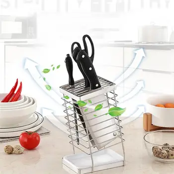 1pc Cutter Storage Holder Tableware Storage Container Useful Kitchen Organizer 
1pc Cutter Storage Holder Tableware Storage Container Useful Kitchen Organizer