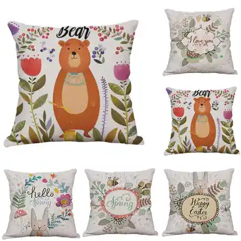 Jungle Cartoon Animals Pillow Case Cotton Linen Printed Pillow Covers for Home Office Room Decor
Jungle Cartoon Animals Pillow Case Cotton Linen Printed Pillow Covers for Home Office Room Decor