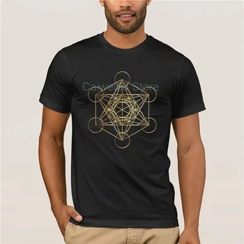 Fashion Printed men's T-Shirt Short Sleeve brand men Metatron s Cube Sacred Geometry Gold tshirt men
Fashion Printed men's T-Shirt Short Sleeve brand men Metatron s Cube Sacred Geometry Gold tshirt men