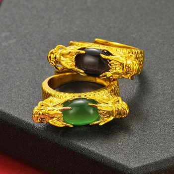 VAMOOSY New Dubai 24K Gold Style Twisted Lines Gold Dragon Pattern Rings for Women men 24K gold Rings Jewelry gifts Wholesale
VAMOOSY New Dubai 24K Gold Style Twisted Lines Gold Dragon Pattern Rings for Women men 24K gold Rings Jewelry gifts Wholesale