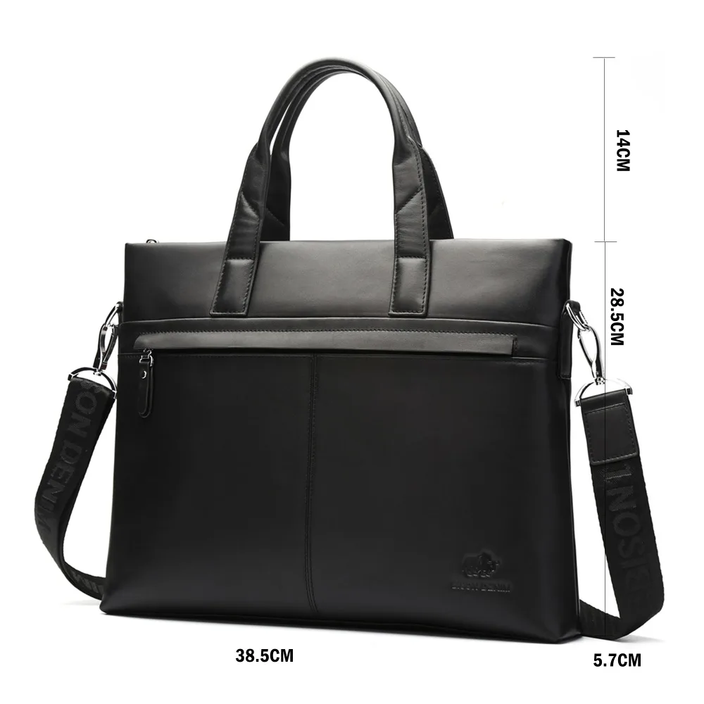 Bison Denim Black Business Casual Genuine leather Men Business Briefcases Travel Laptop Handbag For Men Messenger Shoulder Bags
Bison Denim Black Business Casual Genuine leather Men Business Briefcases Travel Laptop Handbag For Men Messenger Shoulder Bags