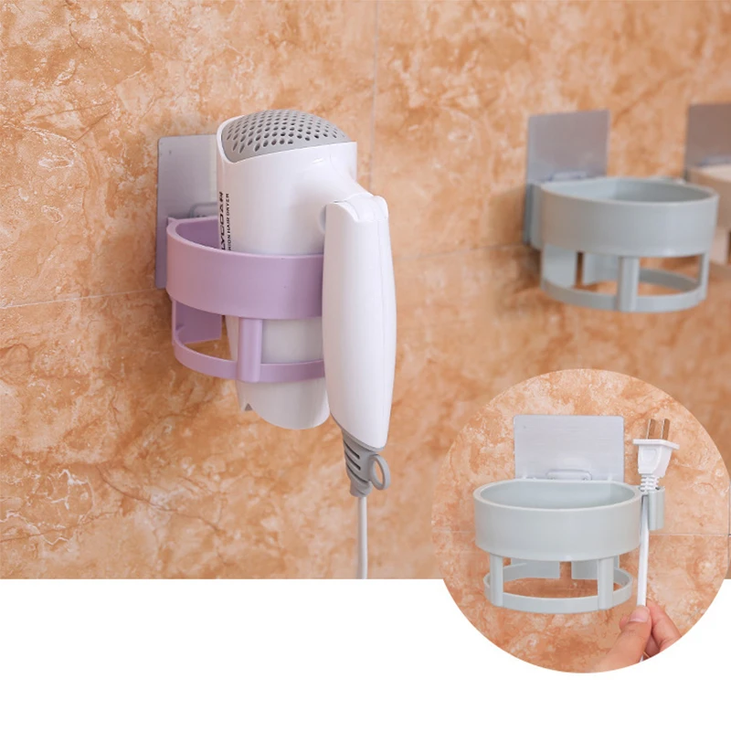 Wall-Mounted No Drilling Hair Dryer Holder Rack Plastic Storage Shelf Bathroom Organizer ABS High Quality Hairdryer Holder Shelf
Wall-Mounted No Drilling Hair Dryer Holder Rack Plastic Storage Shelf Bathroom Organizer ABS High Quality Hairdryer Holder Shelf