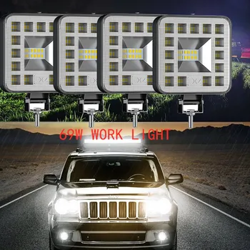 LED Work Light 69w 12-24v 23LED Spotlight Waterproof modified lamp Offroad LED Light SUV ATV lamp
LED Work Light 69w 12-24v 23LED Spotlight Waterproof modified lamp Offroad LED Light SUV ATV lamp