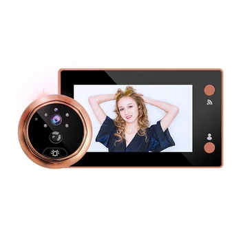 4.3 inch Wifi LCD Color Screen Doorbell Camera Video Call Digital Smart Door Bell Recorder PIR Motion Detection Ring Doorbell
4.3 inch Wifi LCD Color Screen Doorbell Camera Video Call Digital Smart Door Bell Recorder PIR Motion Detection Ring Doorbell