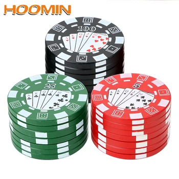 3-layer Spice Weed Cutter Herb Cutter Poker Chip Style Tobacco Grinder Smoking Pipe Accessories Cigarette Accessories Gadget
3-layer Spice Weed Cutter Herb Cutter Poker Chip Style Tobacco Grinder Smoking Pipe Accessories Cigarette Accessories Gadget