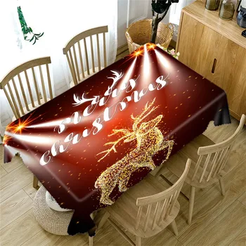 Customized Size 3D Tablecloth Dustproof Thick Christmas deer glow Table Cloth Wedding Party Rectangular Decorative
Customized Size 3D Tablecloth Dustproof Thick Christmas deer glow Table Cloth Wedding Party Rectangular Decorative