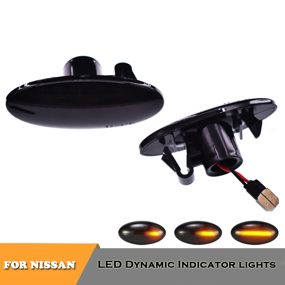2pcs car Dynamic led turn indicator signal repeator lights for Nissan Cube X-trail Tiida Qashqai NV200 NV400 March Note Leaf
2pcs car Dynamic led turn indicator signal repeator lights for Nissan Cube X-trail Tiida Qashqai NV200 NV400 March Note Leaf