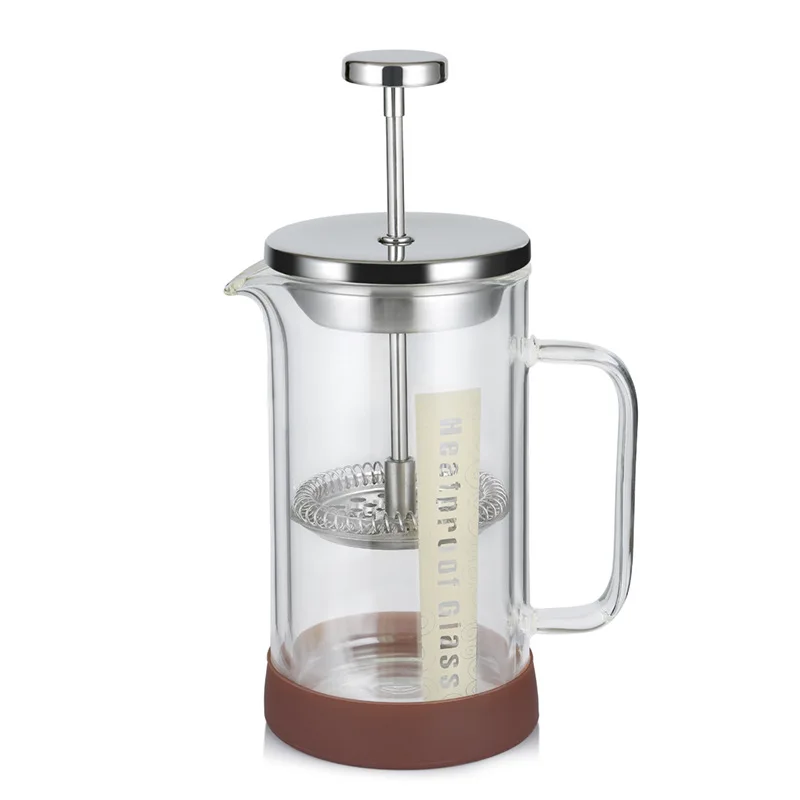 350ML/500ML French Coffee Presses Pot Heat Resistant Glass and Stainless Steel Pot Heat-resistant Coffee Tea Filter Cup Bottle
350ML/500ML French Coffee Presses Pot Heat Resistant Glass and Stainless Steel Pot Heat-resistant Coffee Tea Filter Cup Bottle