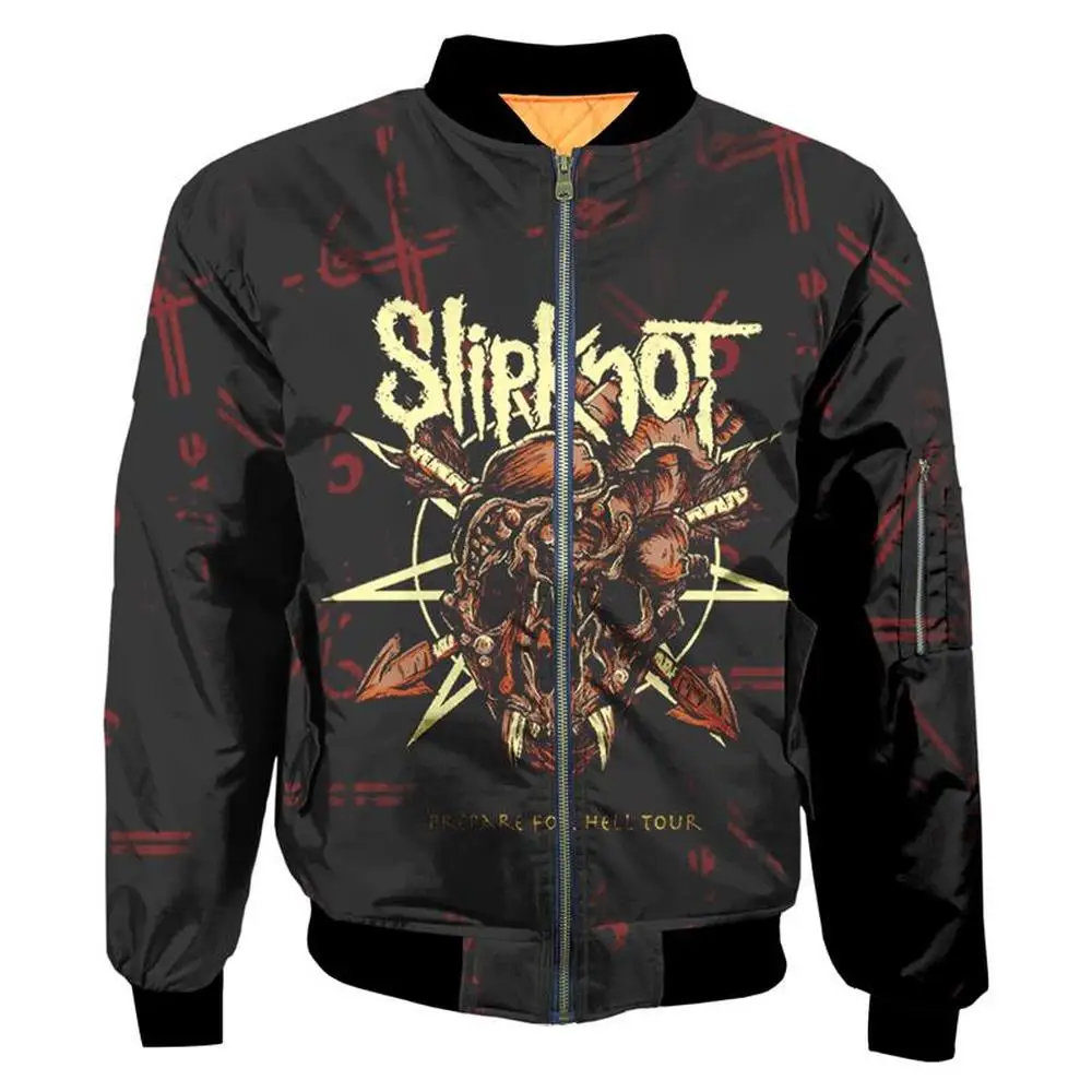 New Arrival 3D Slipknot 3D Cool Zipper Pilot Jacket Coat Windproof Autumn and Winter Coat
New Arrival 3D Slipknot 3D Cool Zipper Pilot Jacket Coat Windproof Autumn and Winter Coat