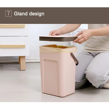 Kitchen Cabinet Door Wall Mounted Hanging Trash Garbage Bin Rubbish Container Household Cleaning Tools Pressing Type Waste Bins
Kitchen Cabinet Door Wall Mounted Hanging Trash Garbage Bin Rubbish Container Household Cleaning Tools Pressing Type Waste Bins